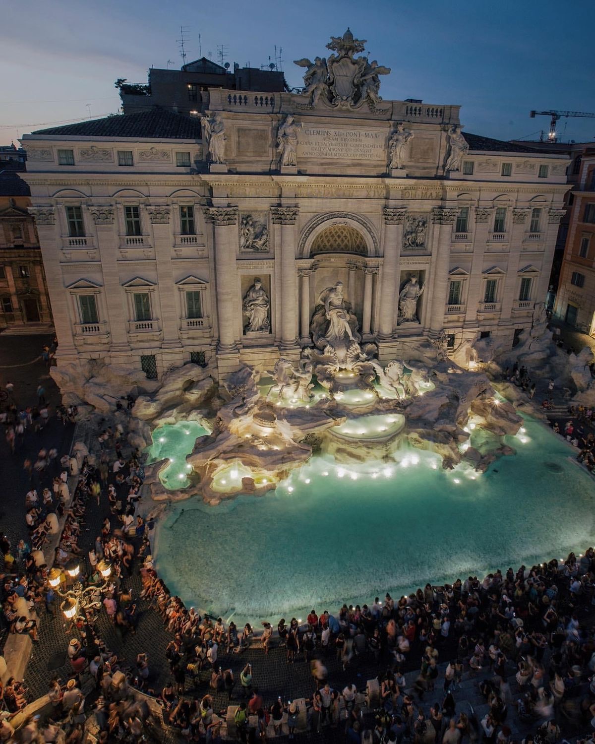 Fontana Di Trevi oggi